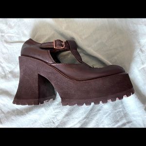 Goth style Mary Janes